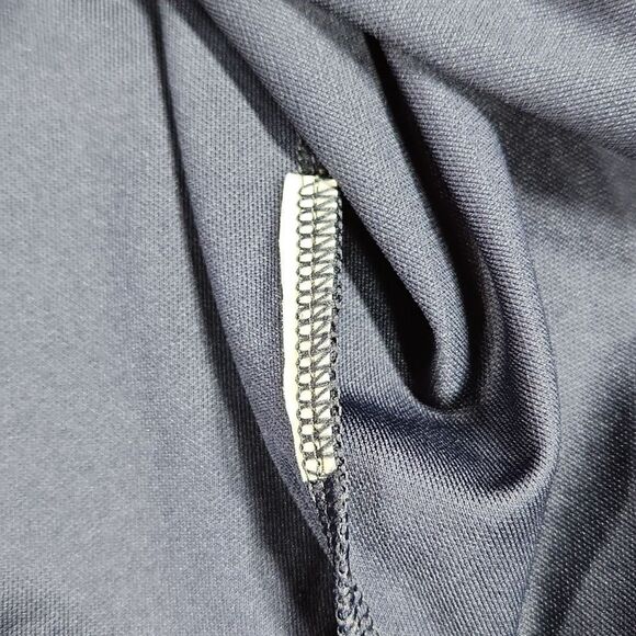 🦋Under Armour Blue Button Collared Short Sleeve Polo Shirt Youth Medium - Picture 12 of 12